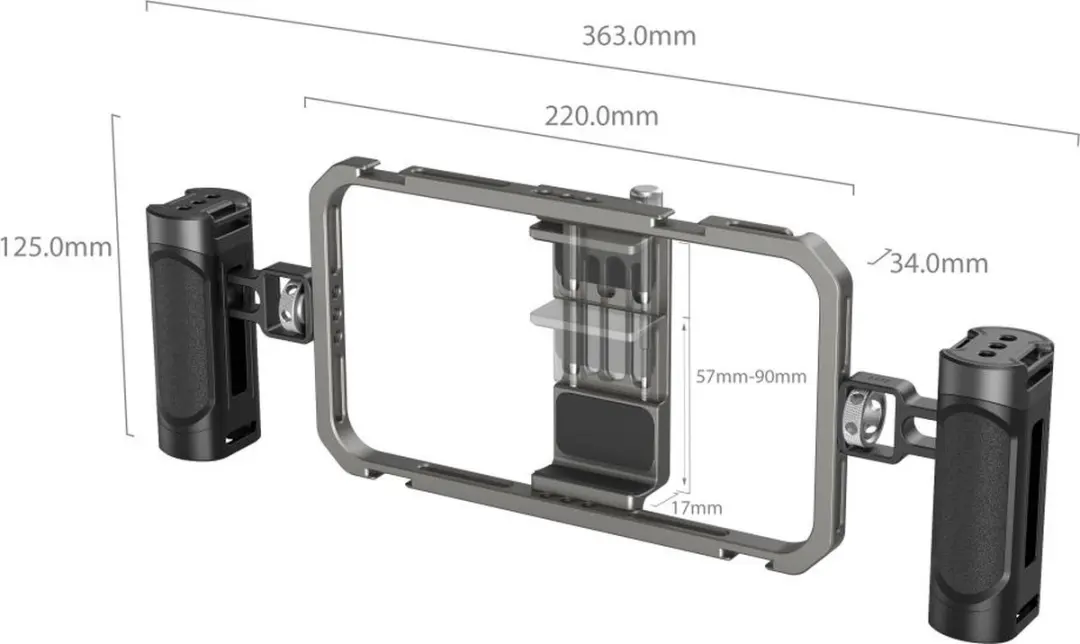 SmallRig 4121 Videokit Smartphone - Alles-in-één - Zwart/Grijs - afbeelding 6 van 6