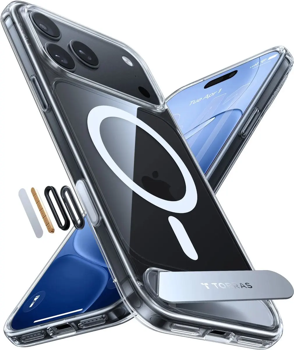 Torras Ostand Magnetic Hoesje iPhone 18 Pro