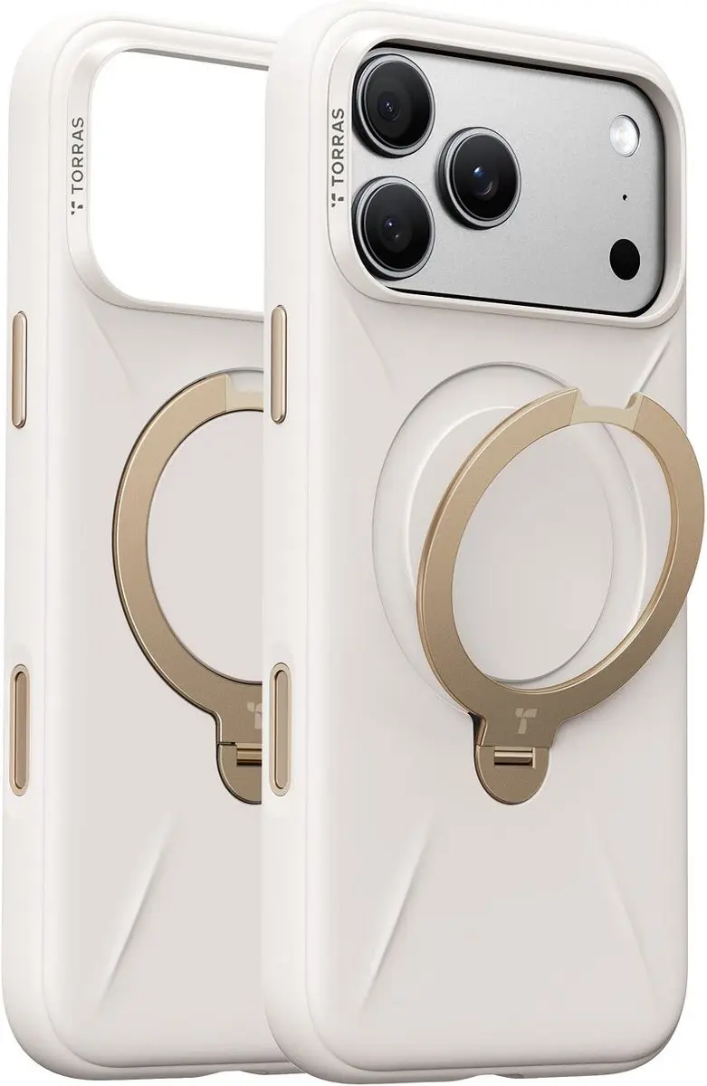 Torras Ostand Q3 Silicone Hoesje iPhone 18 Pro