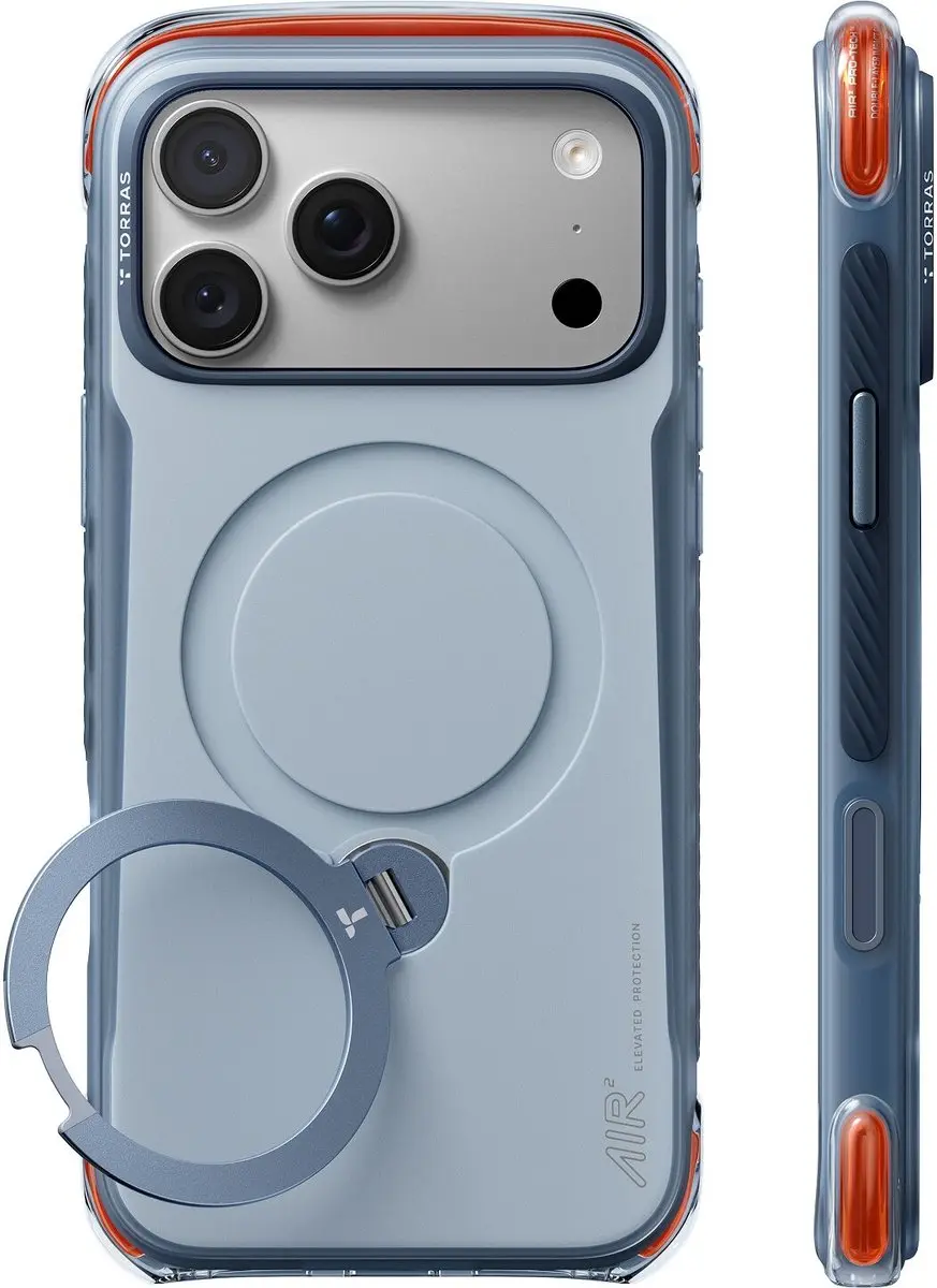 Torras Hoesje iPhone 18 Pro MagSafe Blauw