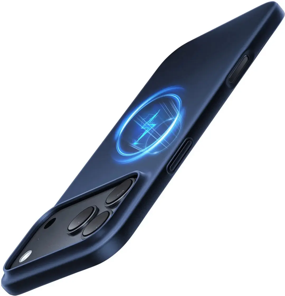 Torras Origin Fit Mag Hoesje iPhone 18 Pro Max - Blauw