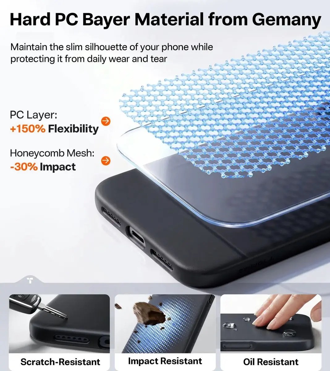 Torras Origin Fit Mag Hoesje iPhone 18 Pro Max - MagSafe - Zwart
