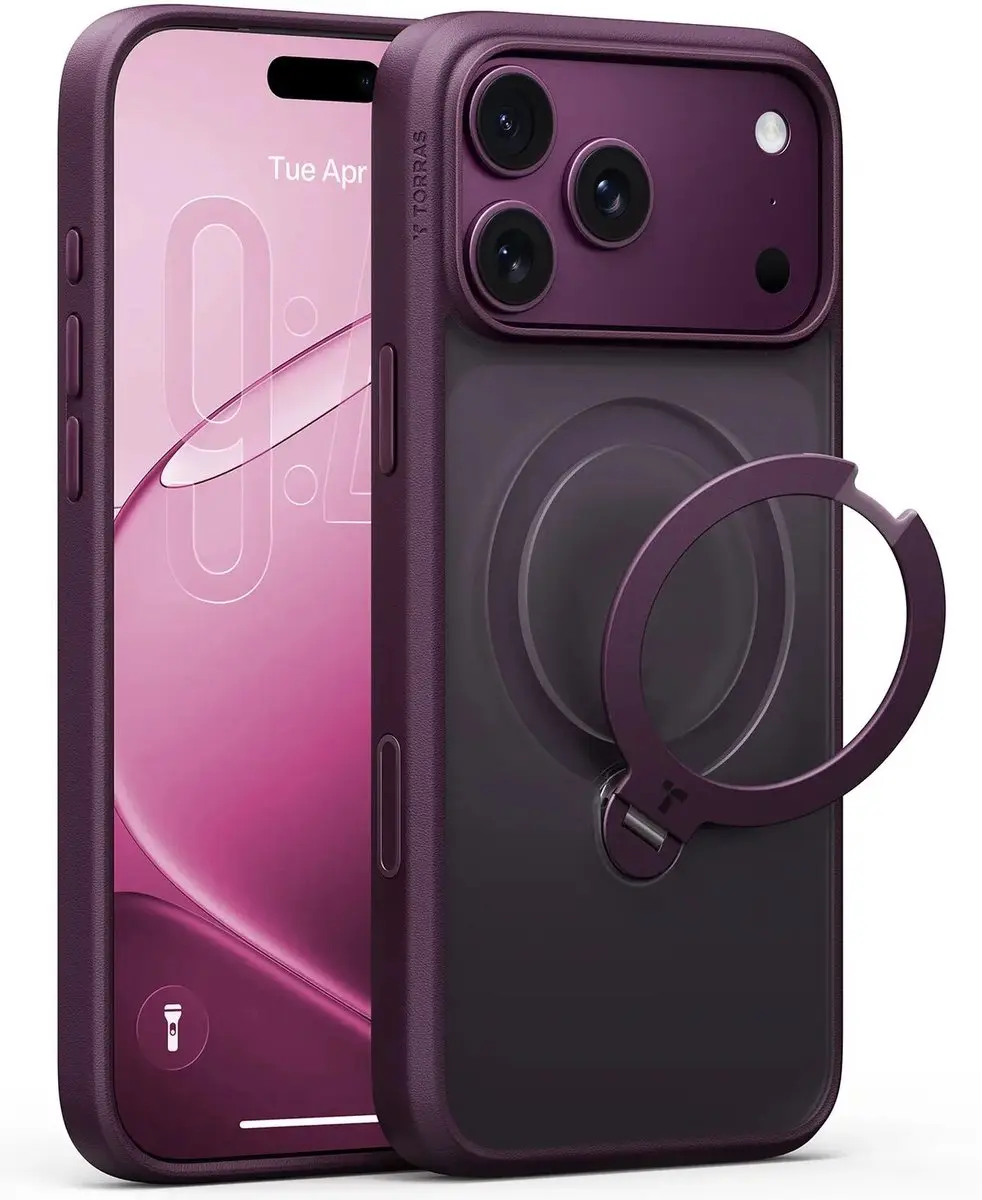 Torras UPro Ostand Q3 Spin Hoesje iPhone 18 Pro Max