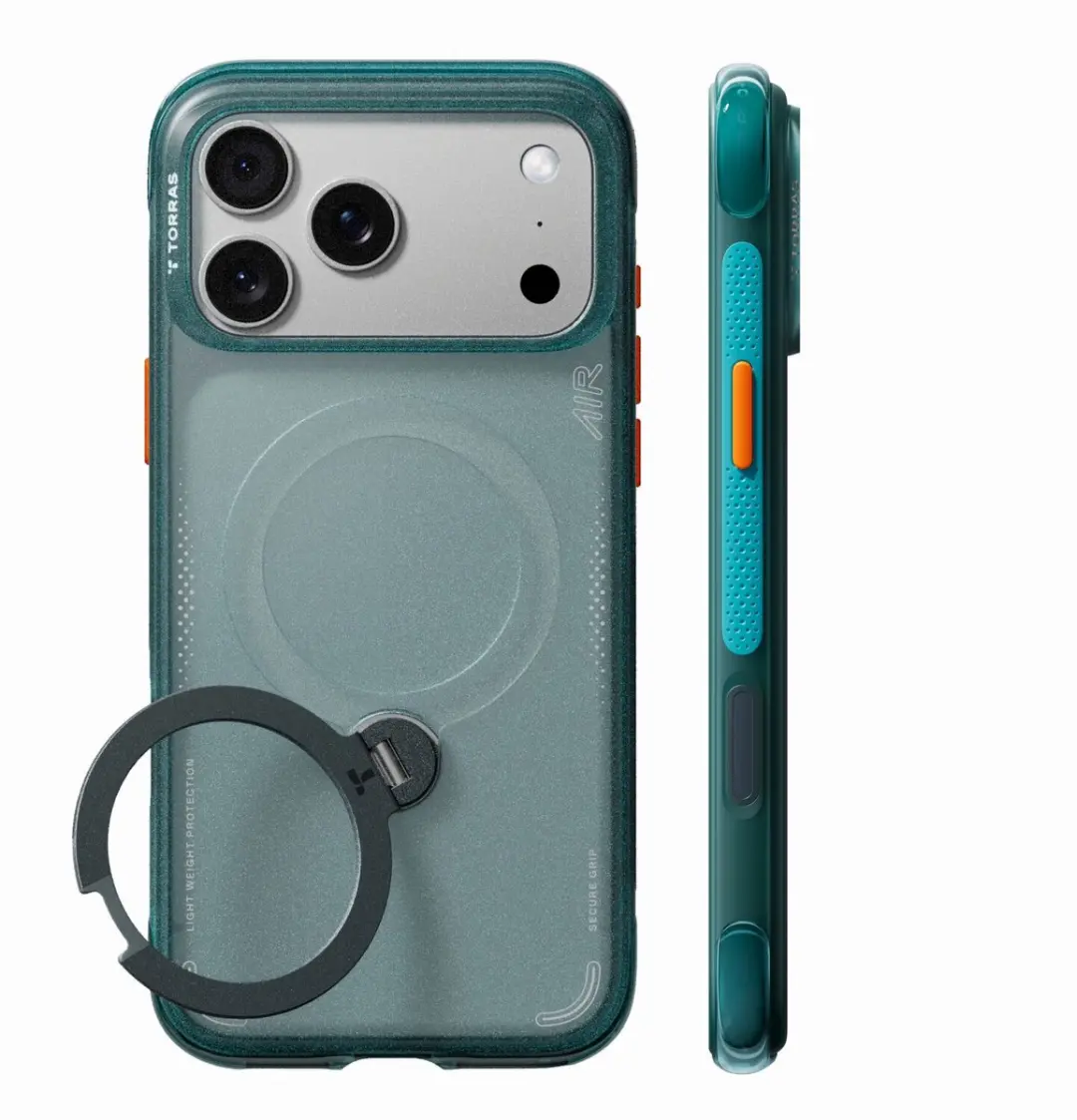 Torras Ostand Q3 Air Spin Hoesje iPhone 18 Pro Max