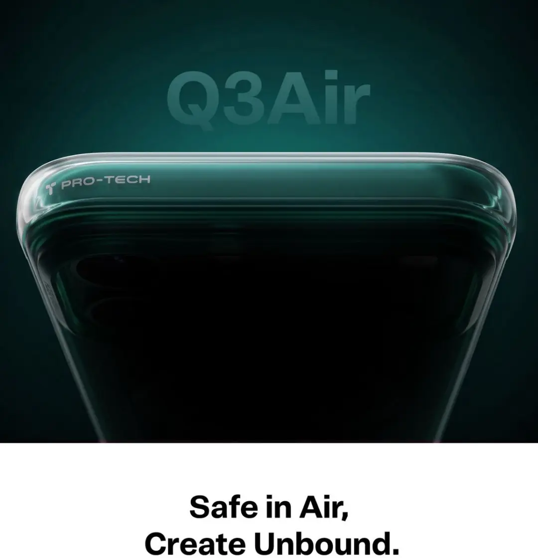 Torras Ostand Q3 Air Spin Hoesje iPhone 18 Pro Max - Groen