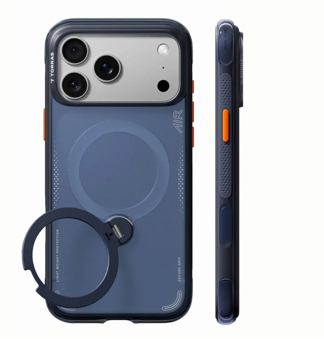 Torras Ostand Q3 Air Spin Hoesje iPhone 18 Pro Max