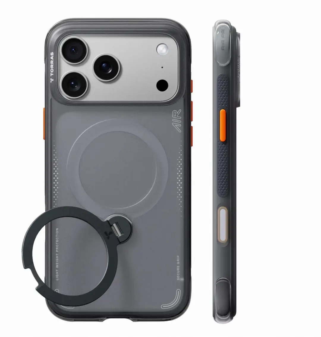 Torras Ostand Q3 Air Spin Hoesje iPhone 18 Pro Max