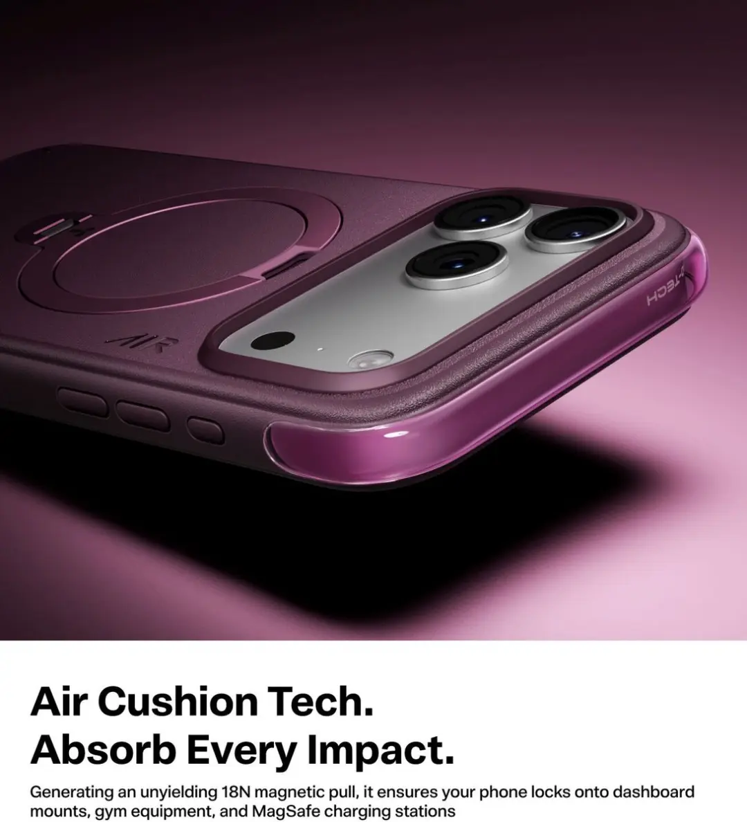 Torras Q3 Air Essential Hoesje iPhone 18 Pro Max - Paars