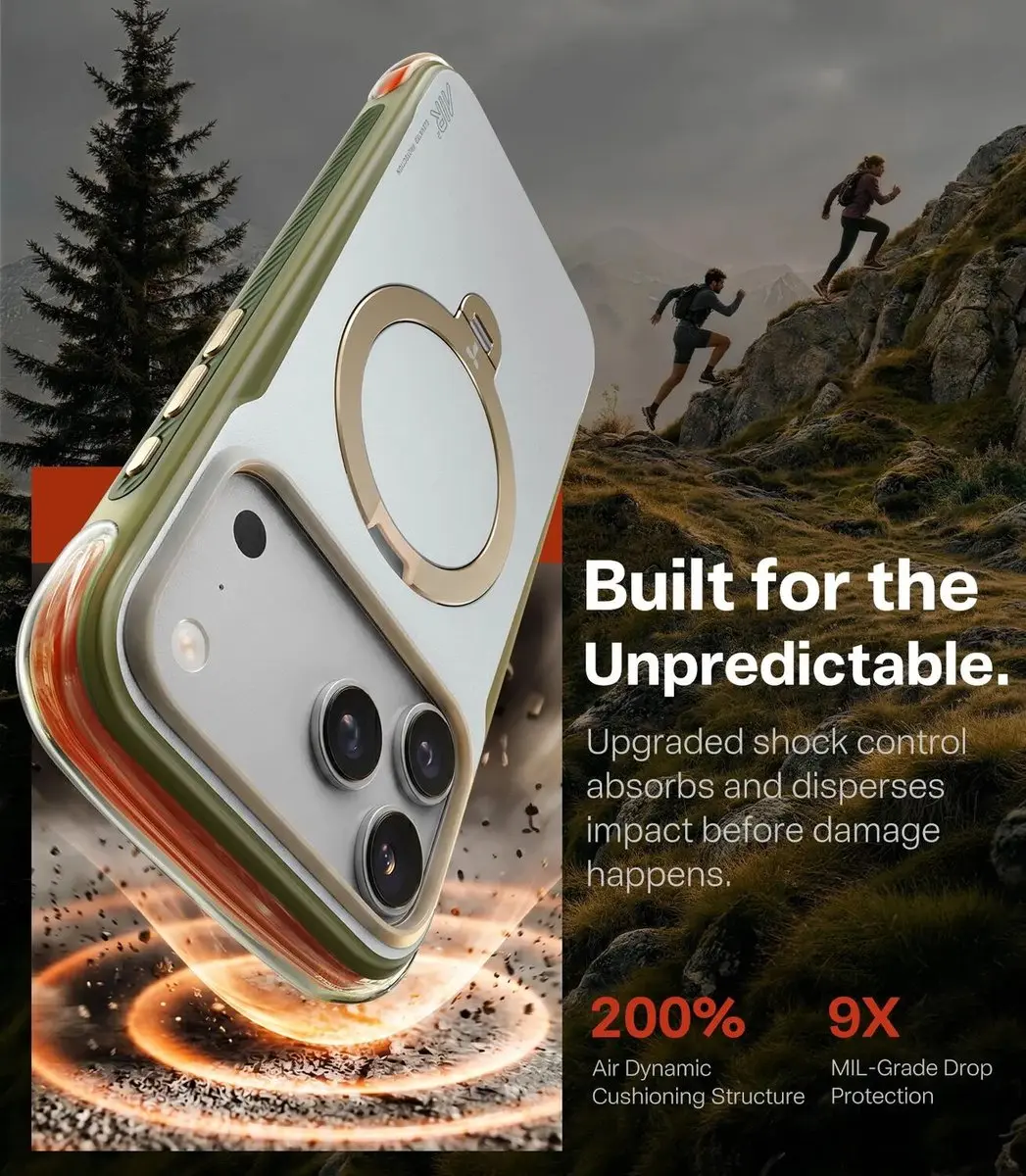 Torras Hoesje iPhone 18 Pro Max - MagSafe Groen