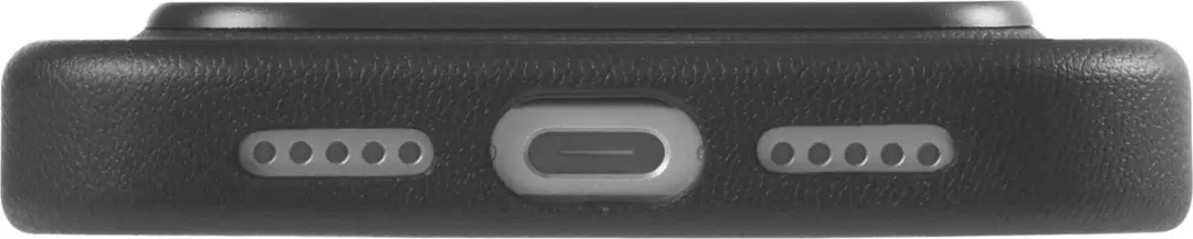 MOFT Hoesje iPhone 18 Pro - MagSafe Vegan Leer - Zwart