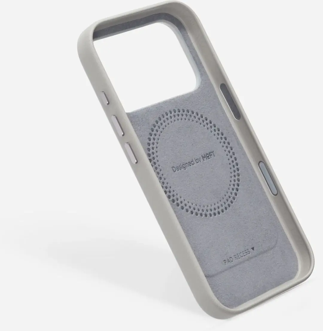 MOFT Vegan Leer Hoesje iPhone 18 Pro - MagSafe - Taupe
