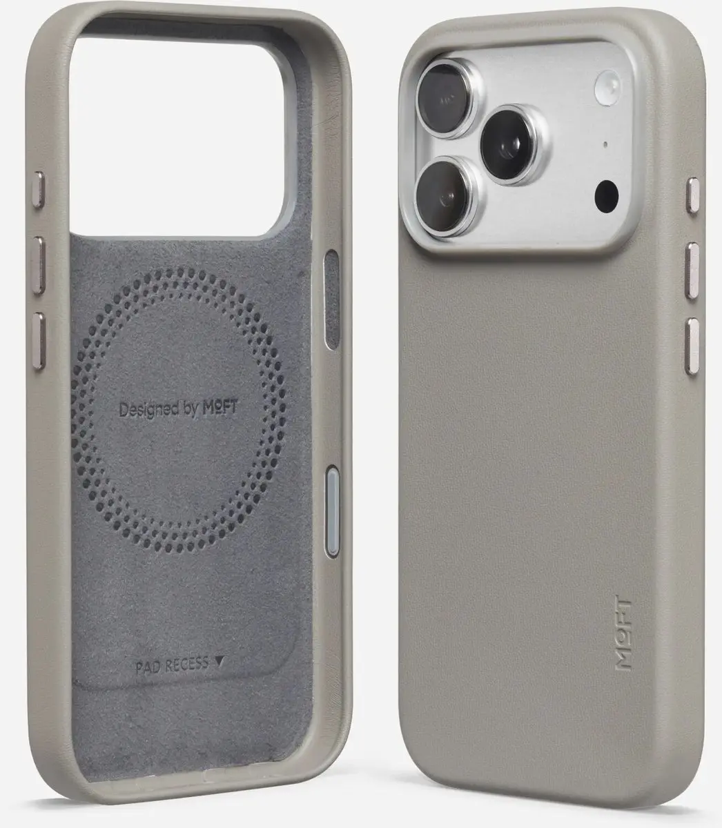 MOFT Vegan Leer Hoesje iPhone 18 Pro - MagSafe - Taupe