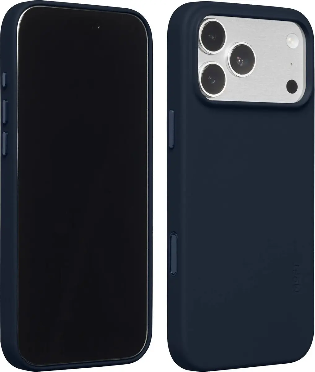 MOFT iPhone 18 Pro Hoesje - Vegan Leer Navy