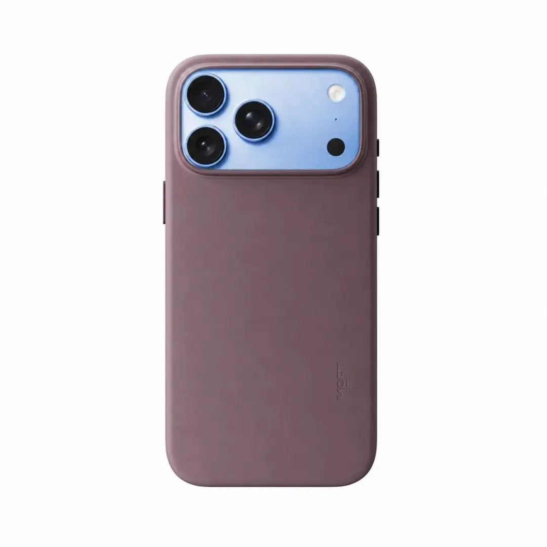 MOFT Hoesje iPhone 18 Pro - MagSafe - Vegan Leer - Burgundy