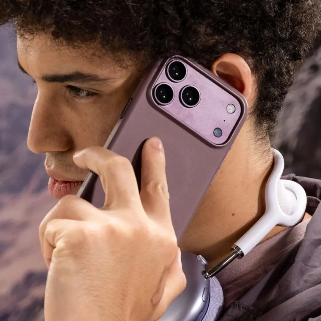 MOFT Hoesje iPhone 18 Pro - MagSafe - Vegan Leer - Burgundy