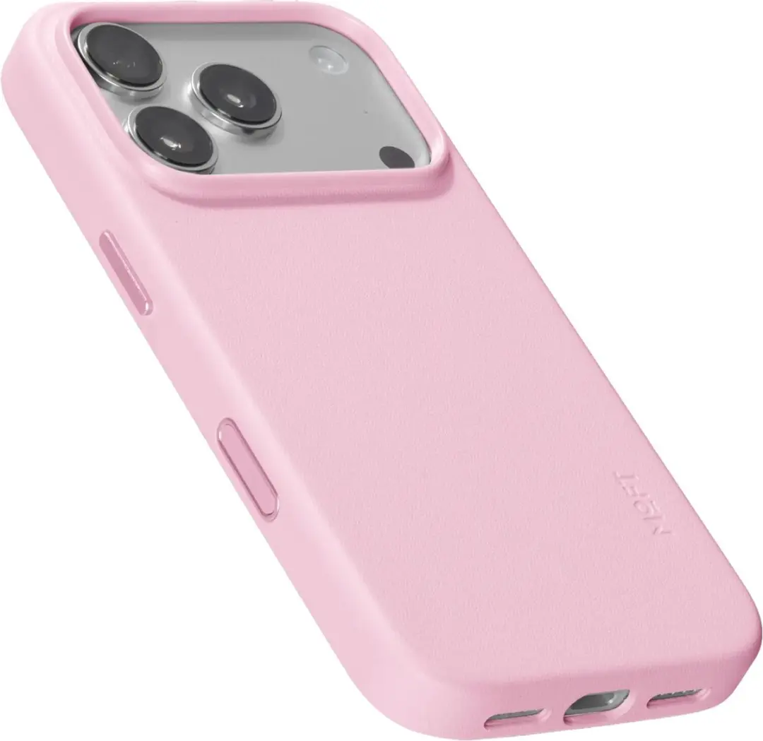 MOFT iPhone 18 Pro MagSafe Hoesje - Roze Vegan Leer
