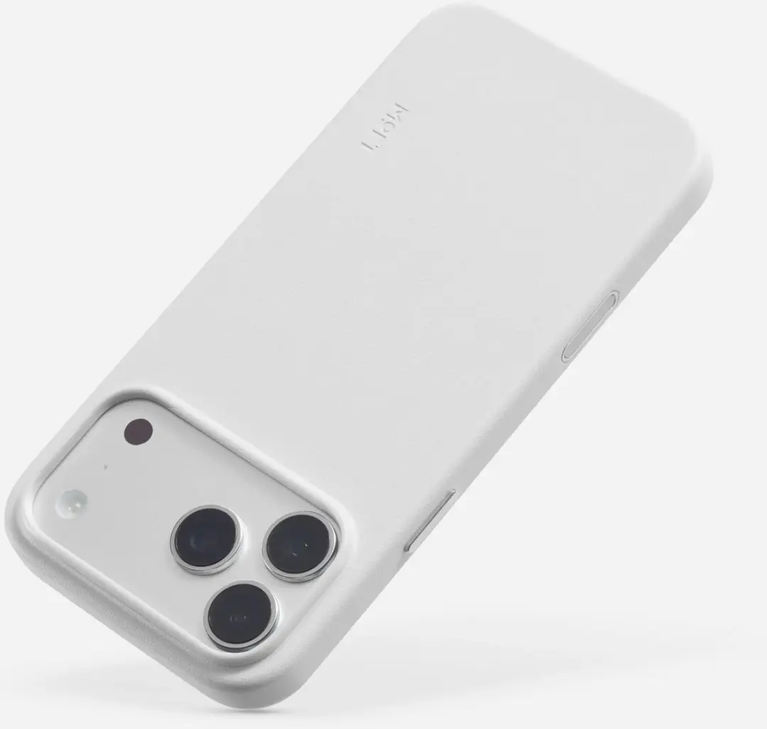 MOFT iPhone 18 Pro Max MagSafe Hoesje - Wit Vegan Leer