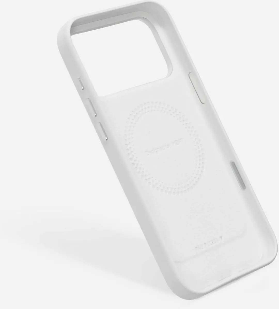 MOFT iPhone 18 Pro Max MagSafe Hoesje - Wit Vegan Leer