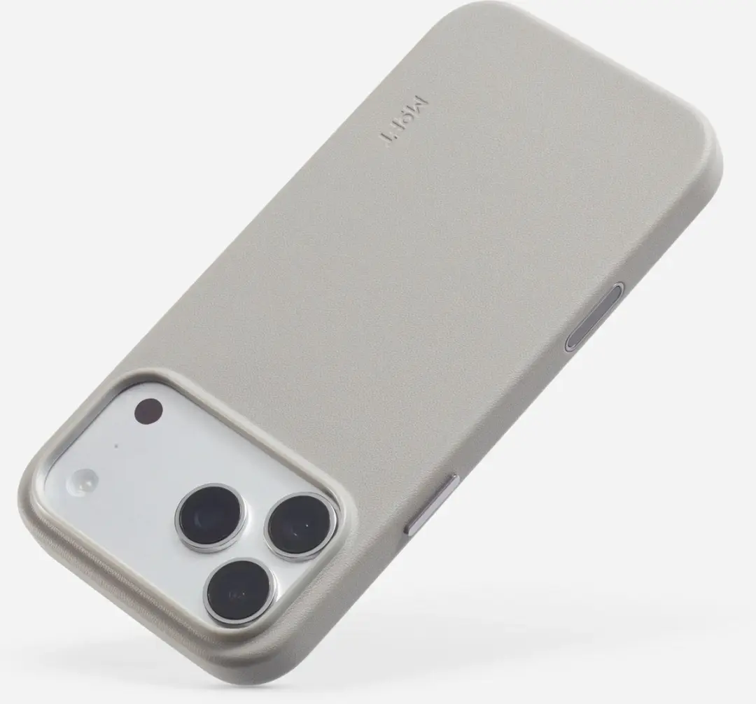 MOFT Hoesje iPhone 18 Pro Max - Vegan Leer - Taupe