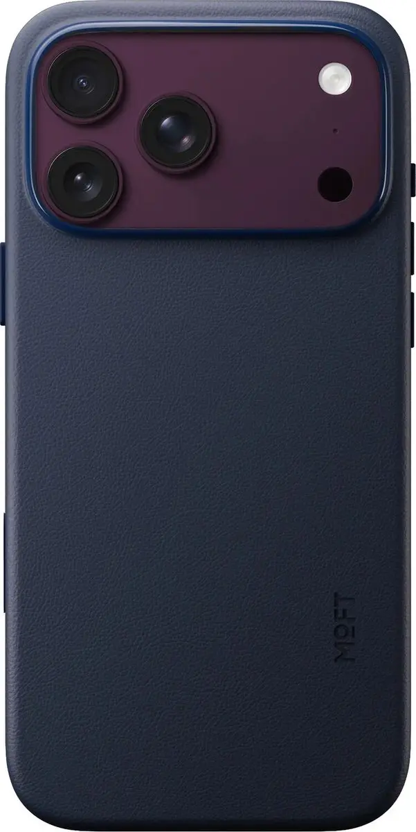 MOFT Vegan Leer Hoesje iPhone 18 Pro Max - Navy