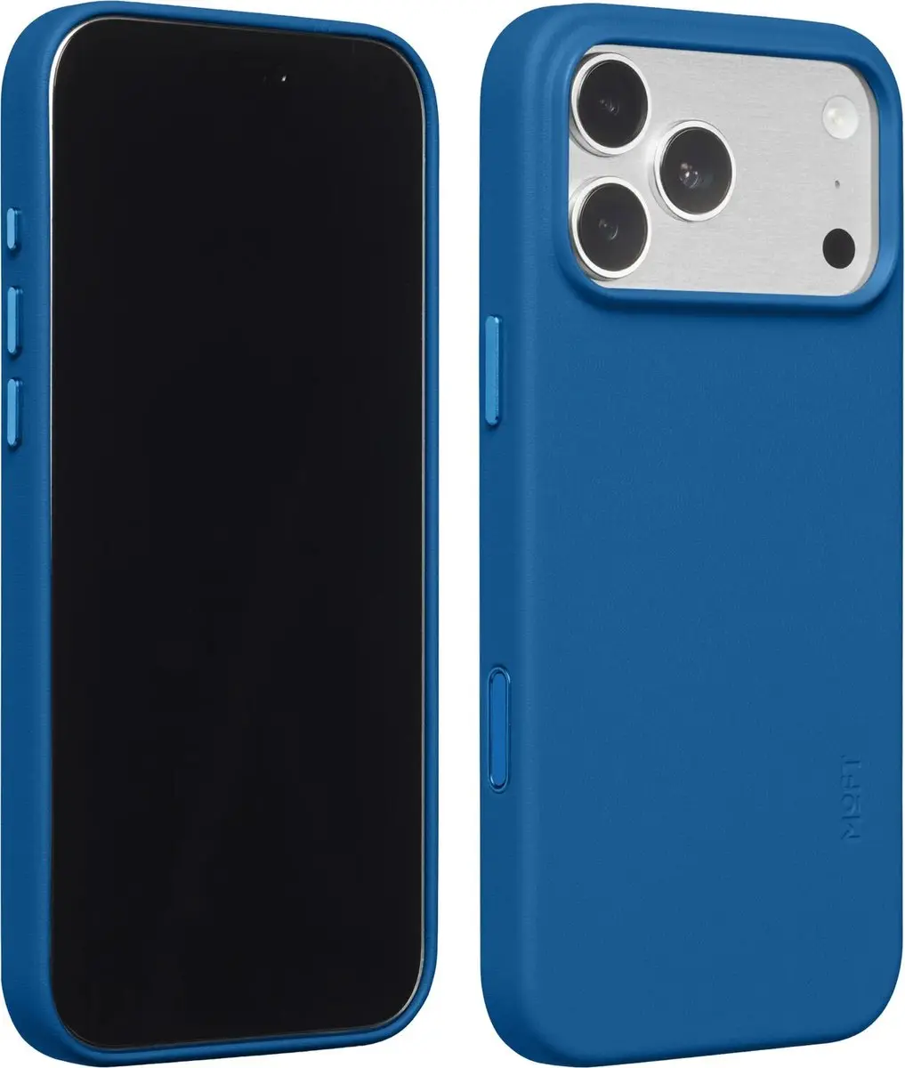 MOFT Vegan Leer Hoesje iPhone 18 Pro Max - Blauw - MagSafe