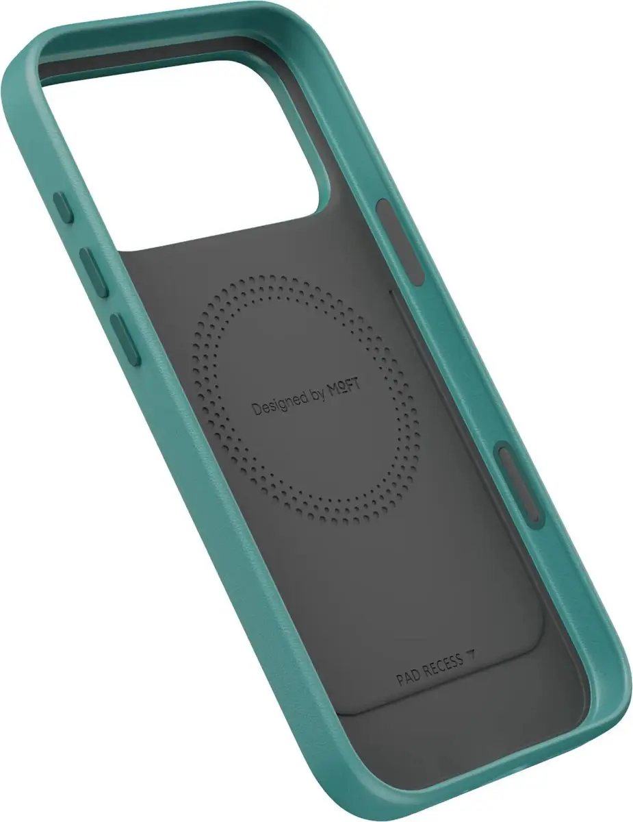MOFT Vegan Leer Hoesje iPhone 18 Pro Max - MagSafe - Petrol