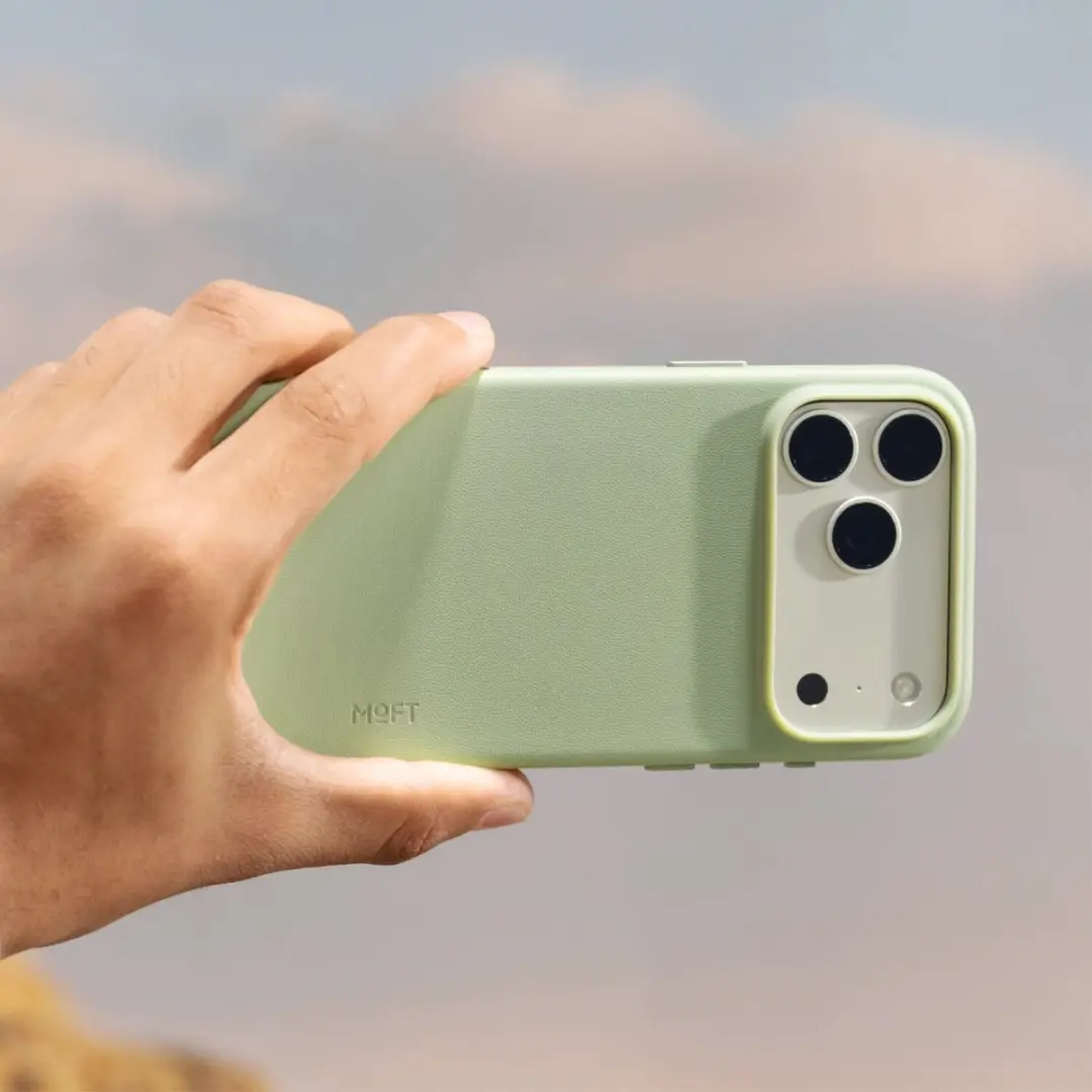 MOFT Vegan Leer Hoesje iPhone 18 Pro Max - MagSafe - Olive