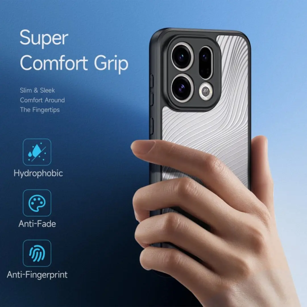 Dux Ducis Aimo Back Cover Case Oppo Find X9 Pro - Zwart