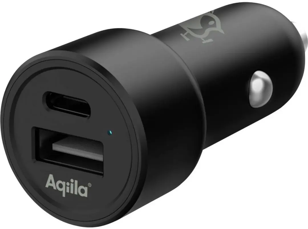 Aqiila Chargebird CC2 406040 USB-C/USB-A Lader - 2x 32W - Zwart