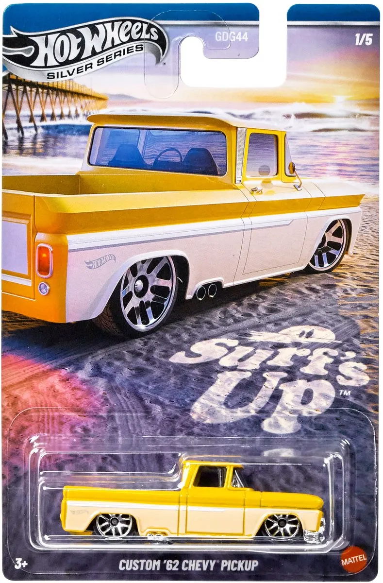 Hot Wheels Custom 62 Chevy JCB67 - Geel