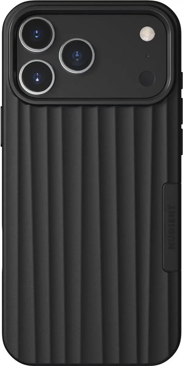 Nudient Bold MagSafe Case geschikt voor Apple iPhone 18 Pro Max/17 Pro Max Charc