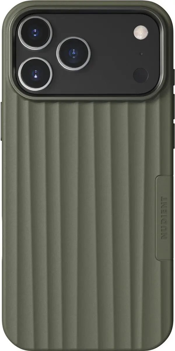 Nudient Bold MagSafe Case geschikt voor Apple iPhone 18 Pro Max/17 Pro Max Olive