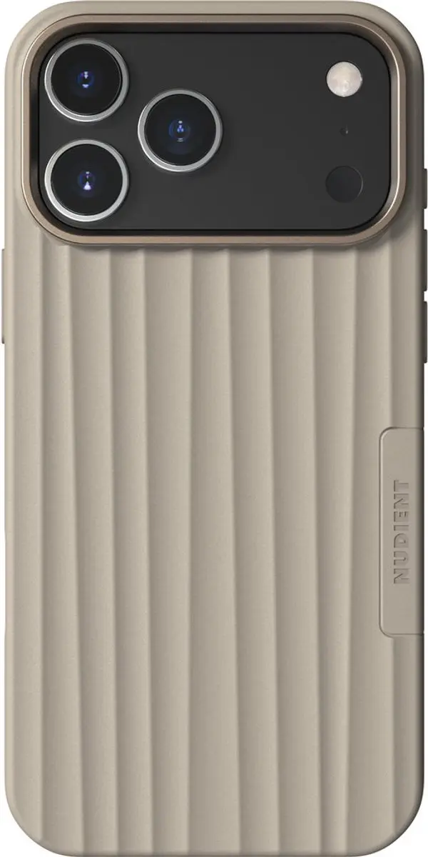 Nudient Bold MagSafe Case geschikt voor Apple iPhone 18 Pro Max/17 Pro Max Linen
