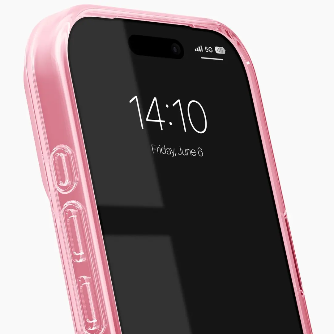 iDeal of Sweden Clear Case iPhone 17 Pro - Cherry Lacquer - MagSafe