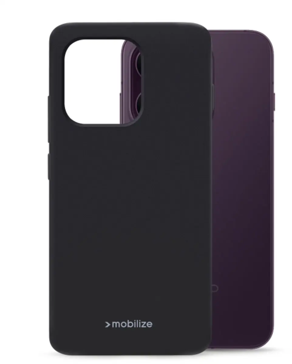 Mobilize Rubber Gelly Case OPPO Reno16 F 5G/Reno16 FS 5G Matt Black