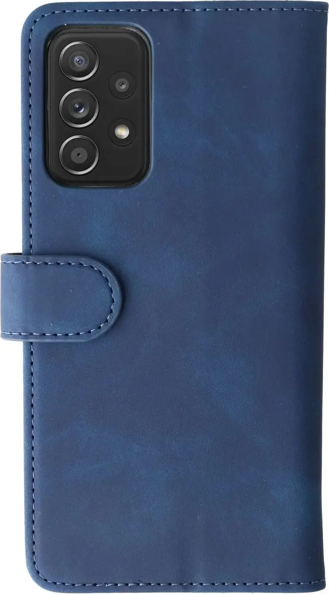 Rosso Element Book Case Wallet Hoesje 93744 - 3 Pasjes - Blauw