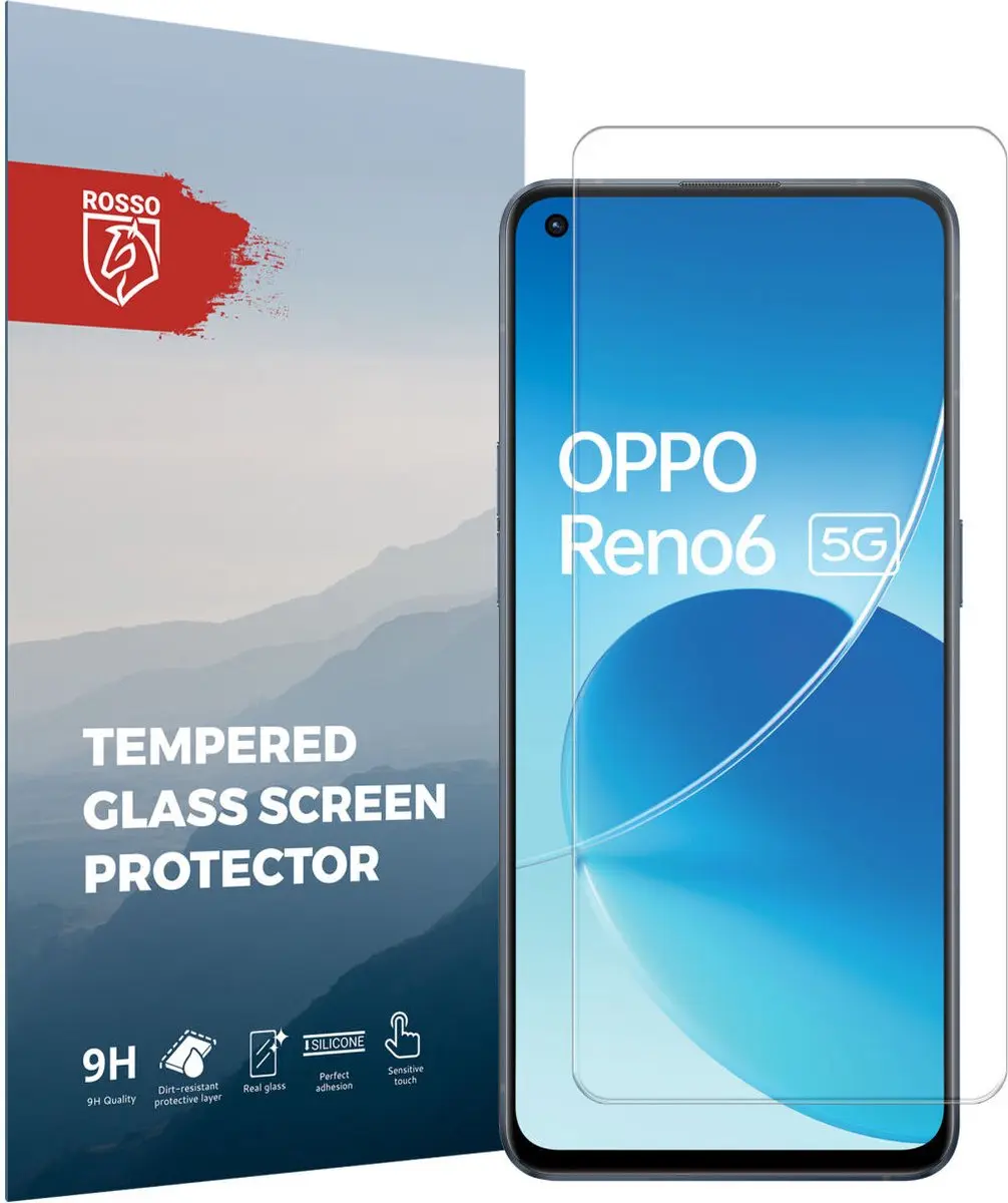 Rosso 9H Tempered Glass Screen Protector Oppo Reno 6 5G