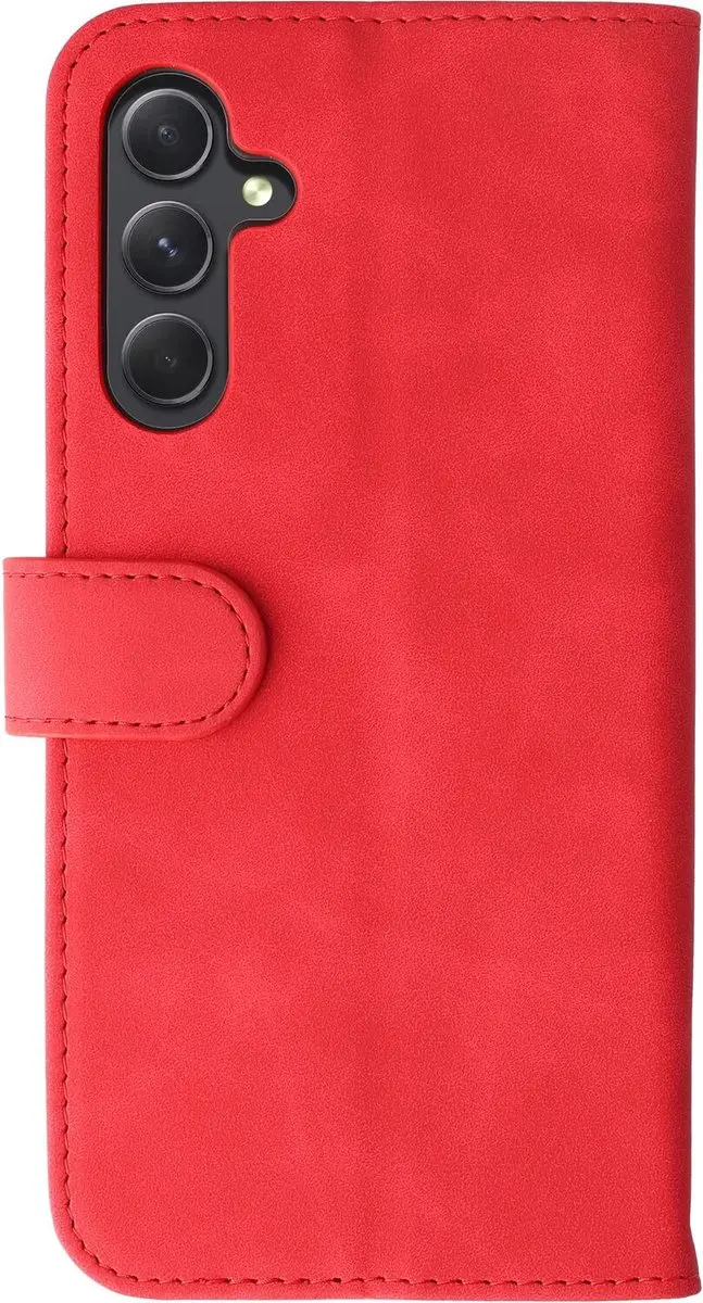 Rosso Element Book Case Wallet Samsung Galaxy A54 - 3 Pasjes - Rood