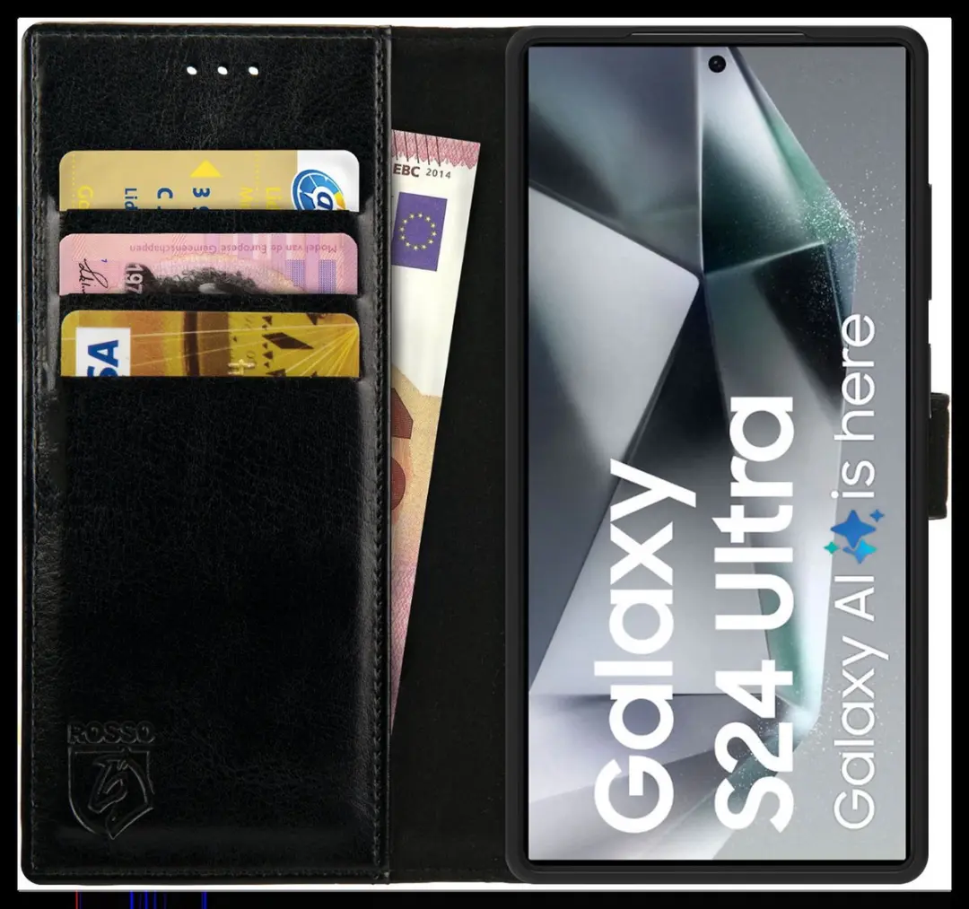 Rosso Element Book Case Wallet S24 Ultra