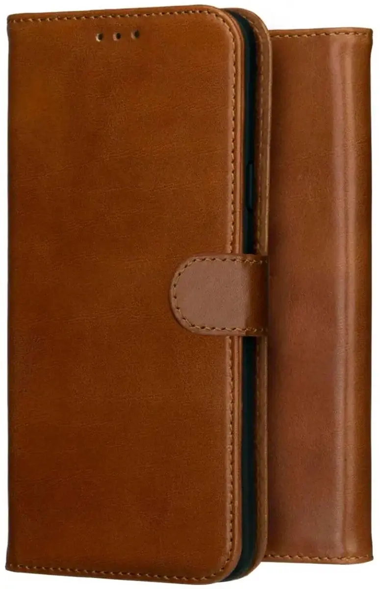Rosso Deluxe Book Case 177455 - Samsung Galaxy S24 Ultra - Bruin