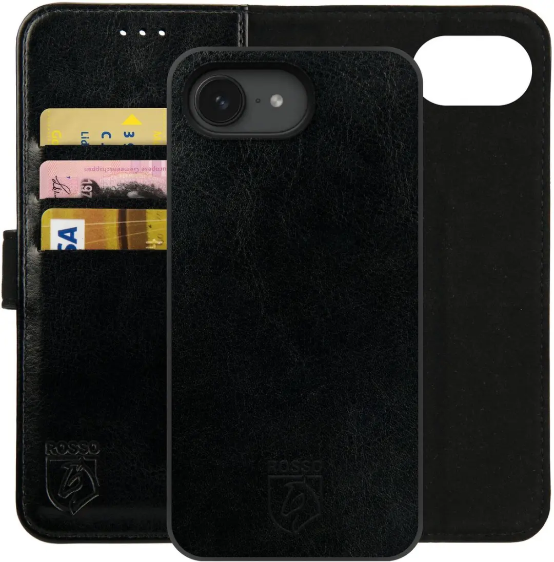 Rosso Element iPhone 16/17 Hoesje 2-in-1 Portemonnee