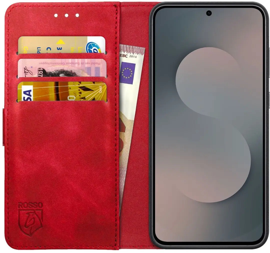 Rosso Element Wallet Book Case S25 FE