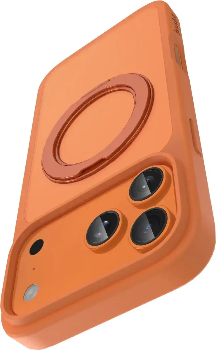 Buddi Frost Hoesje iPhone 17 Pro - Oranje - MagSafe