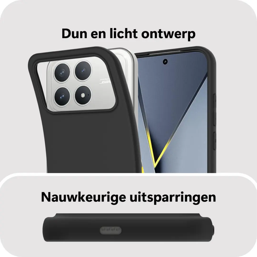 Just in Case Xiaomi Poco F8 Pro Hoesje MXM2863KL1 - Zwart