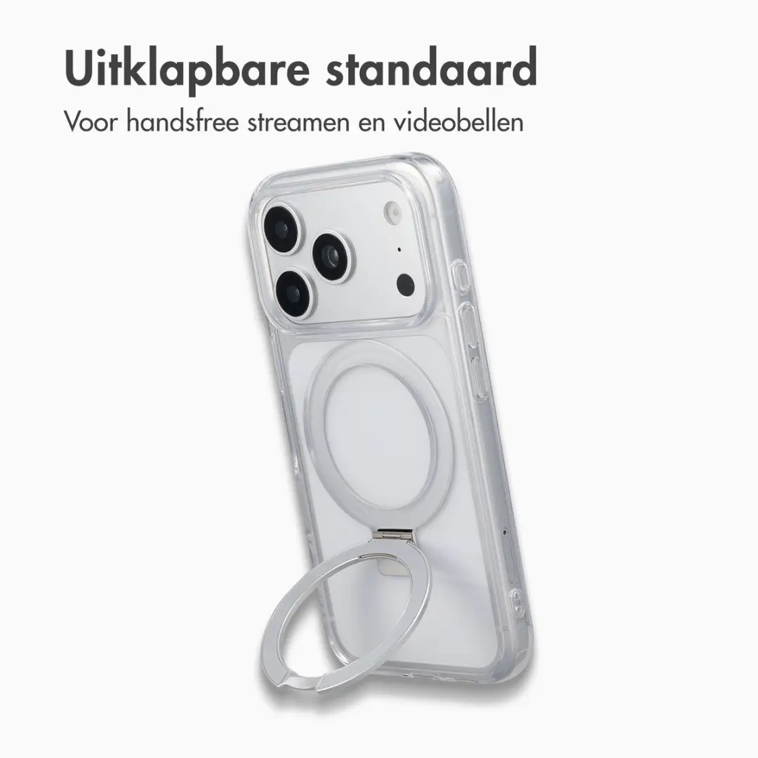 Accezz Hoesje iPhone 18 Pro/17 Pro - Transparant - MagSafe