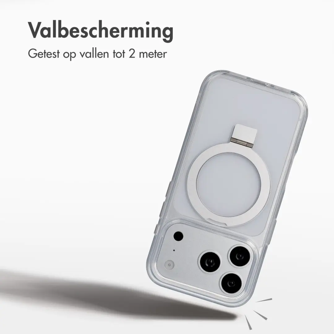 Accezz Hoesje iPhone 18 Pro/17 Pro - Transparant - MagSafe