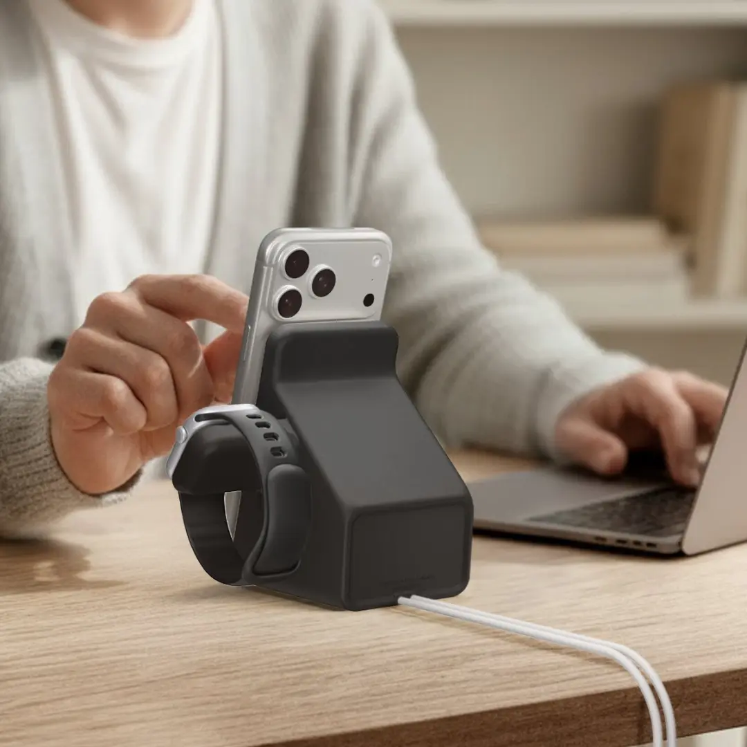 Spigen MagFit Duo Stand AMP09172 - 25W - Zwart