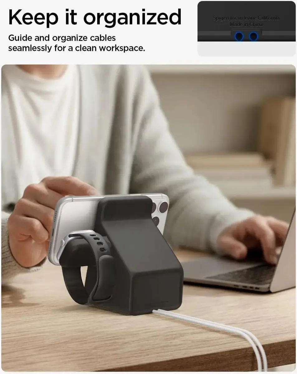 Spigen MagFit Duo Stand AMP09172 - 25W - Zwart