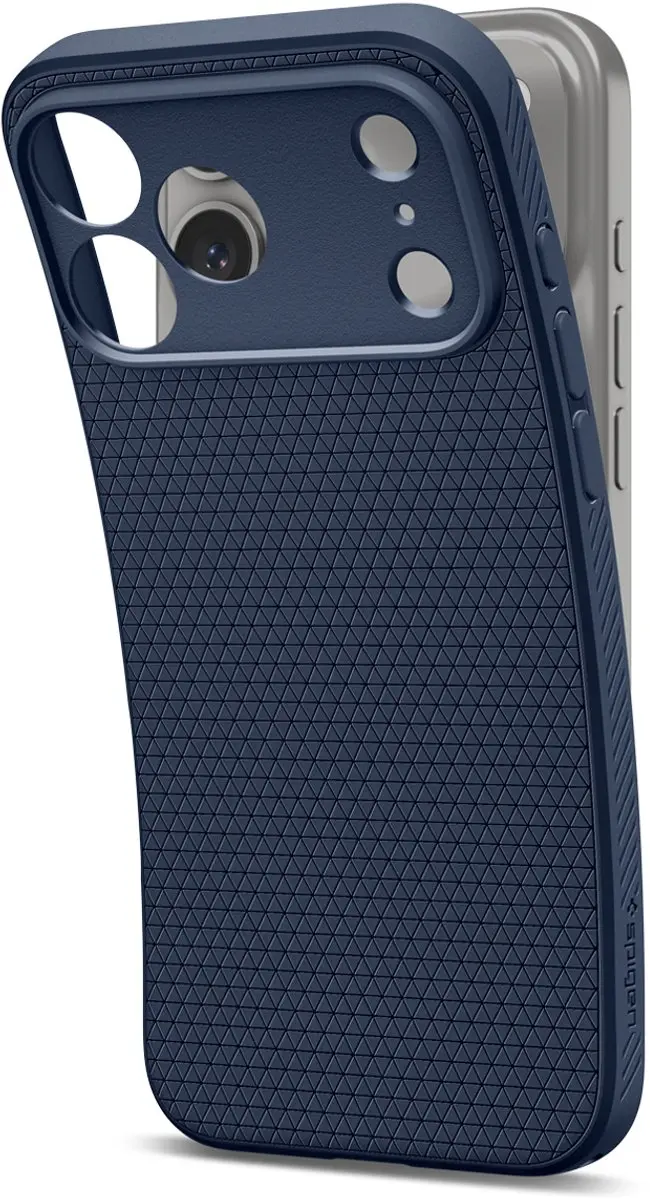 Spigen Liquid Air Backcover iPhone 17 Pro Max - Donkerblauw
