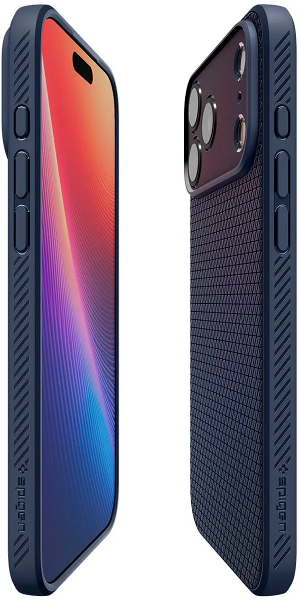 Spigen Liquid Air Backcover iPhone 17 Pro Max - Donkerblauw